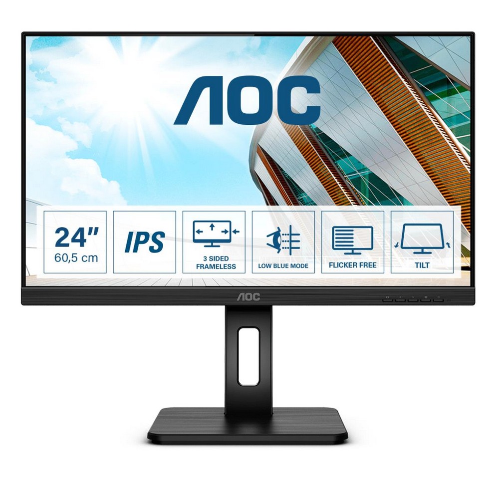 MONITOR AOC 23,8 24P2Q FHD WLED 75HZ HDMI - Ítem