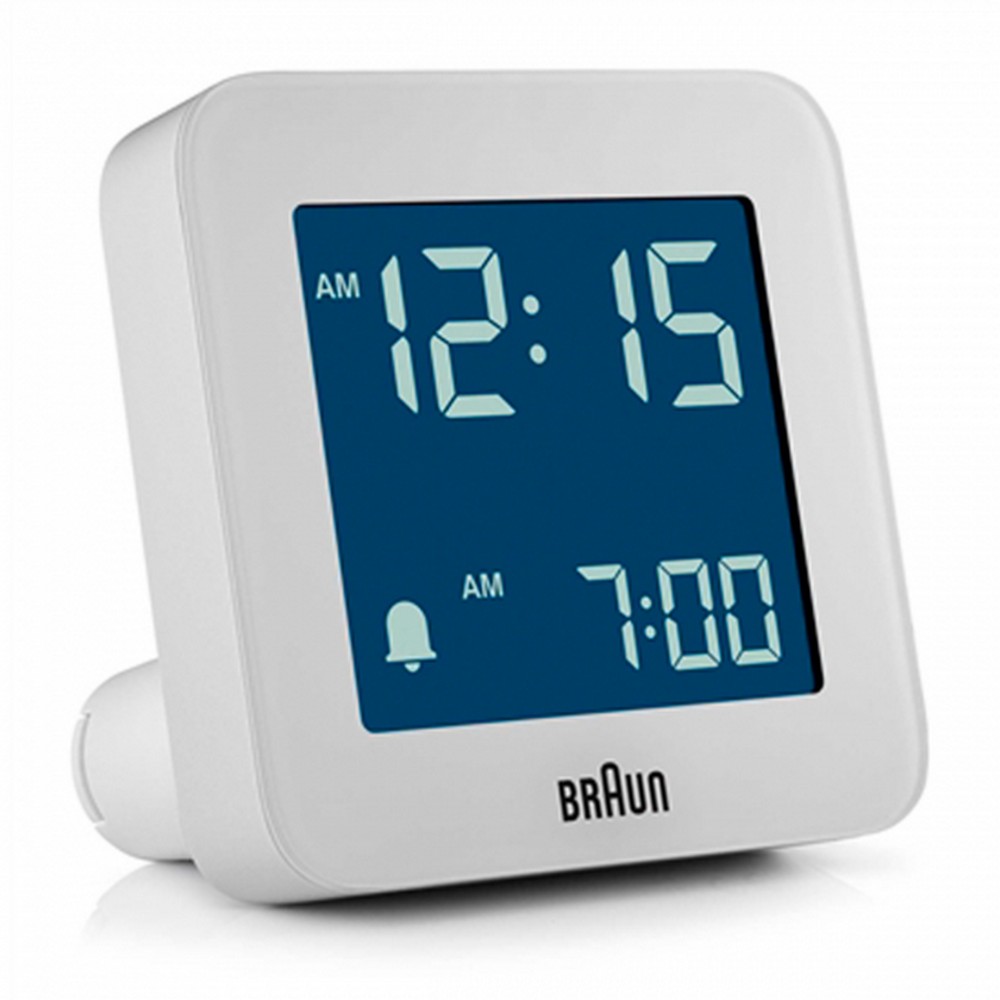 RELOJ DESPERTADOR BRAUN BNC09WH DIGITAL BLANCO