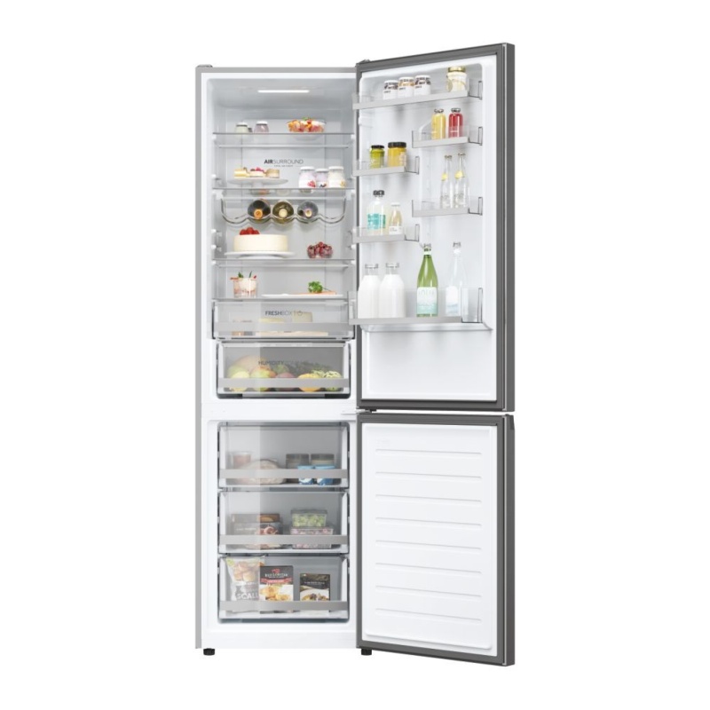 FRIGORIFICO COMBI NO FROST INOX CON WIFI HAIER HDW3620DNPK - Ítem1