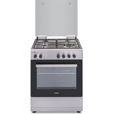 COCINA GAS BUTANO CON HORNO ELECTRICO INOX 4 FUEGOS FLAMA 8261FL