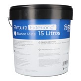 PINTURA PLASTICA MATE INTERIOR/EXTERIOR BLANCA 15L EDM