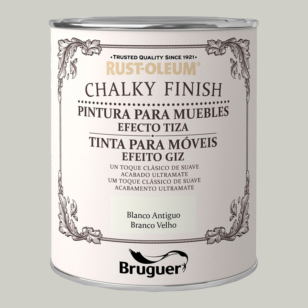 RUST-OLEUM CHALKY FINISH MUEBLES BLANCO ANTIGUO 0,125L 5397511 BRUGUER