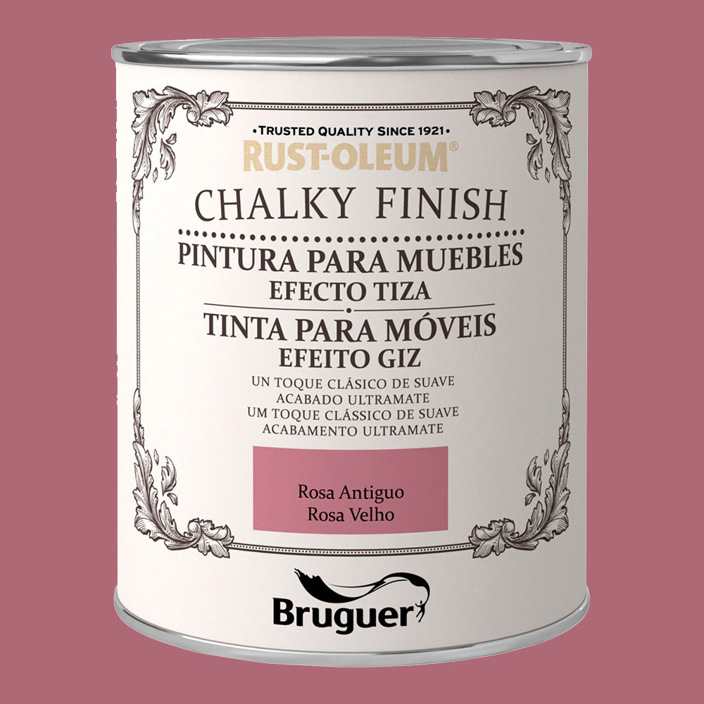 RUST-OLEUM CHALKY FINISH MUEBLE ROSA ANTIGUO 0,750L 5397541 BRUGUER