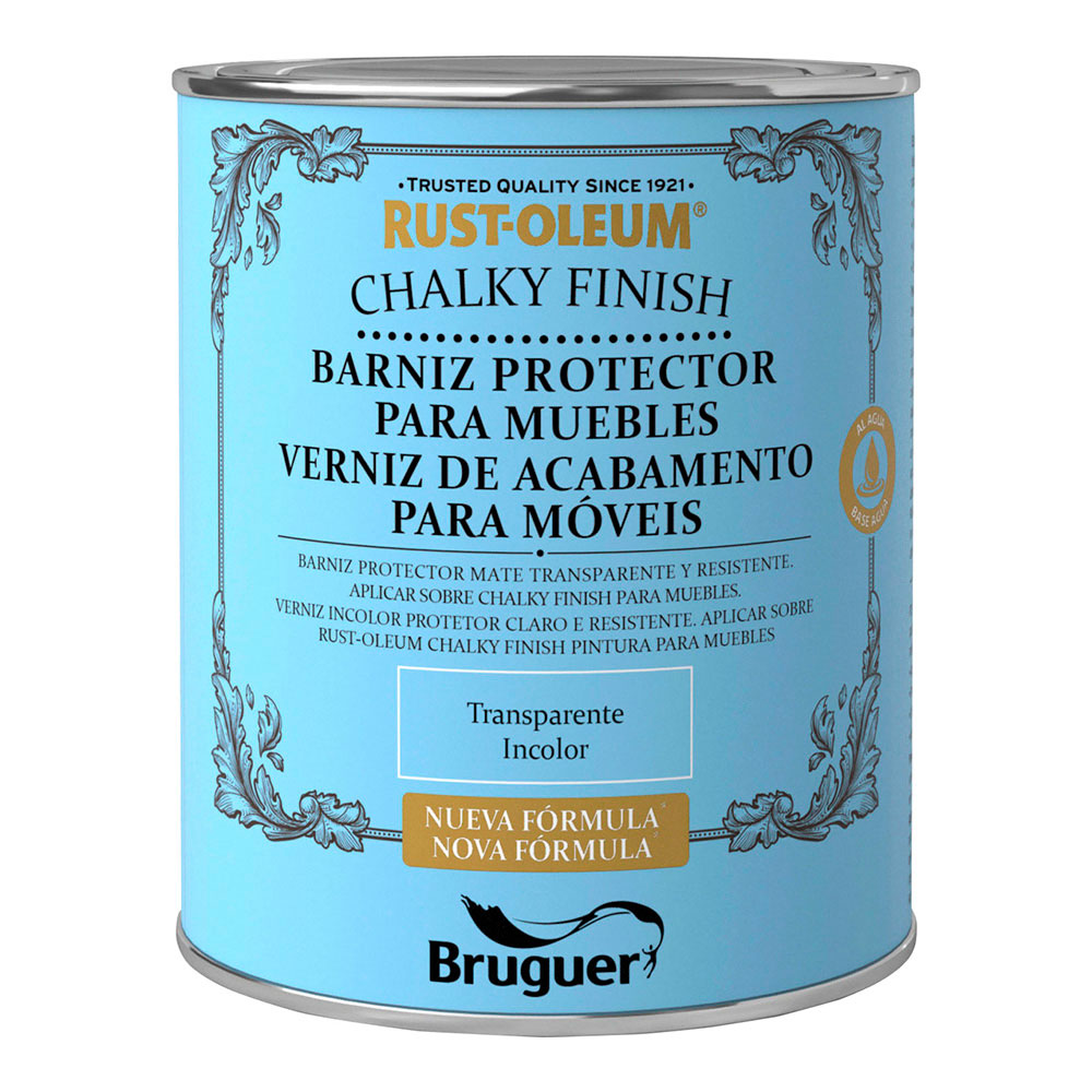 RUST-OLEUM CHALKY FINISH BARNIZ PARA MUEBLES 0,750L 5586556 BRUGUER