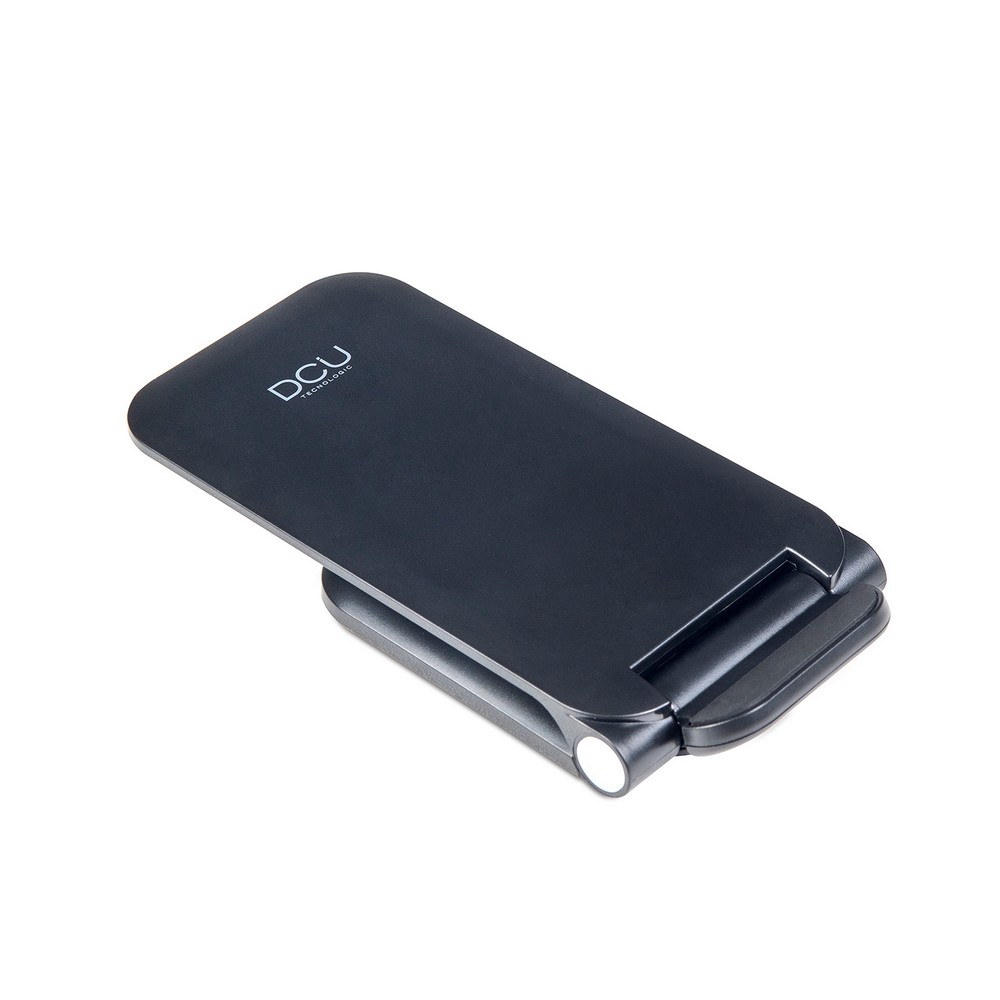 CARGADOR DCU QI 3 EN 1 15W + CABLE USB C NEGRO