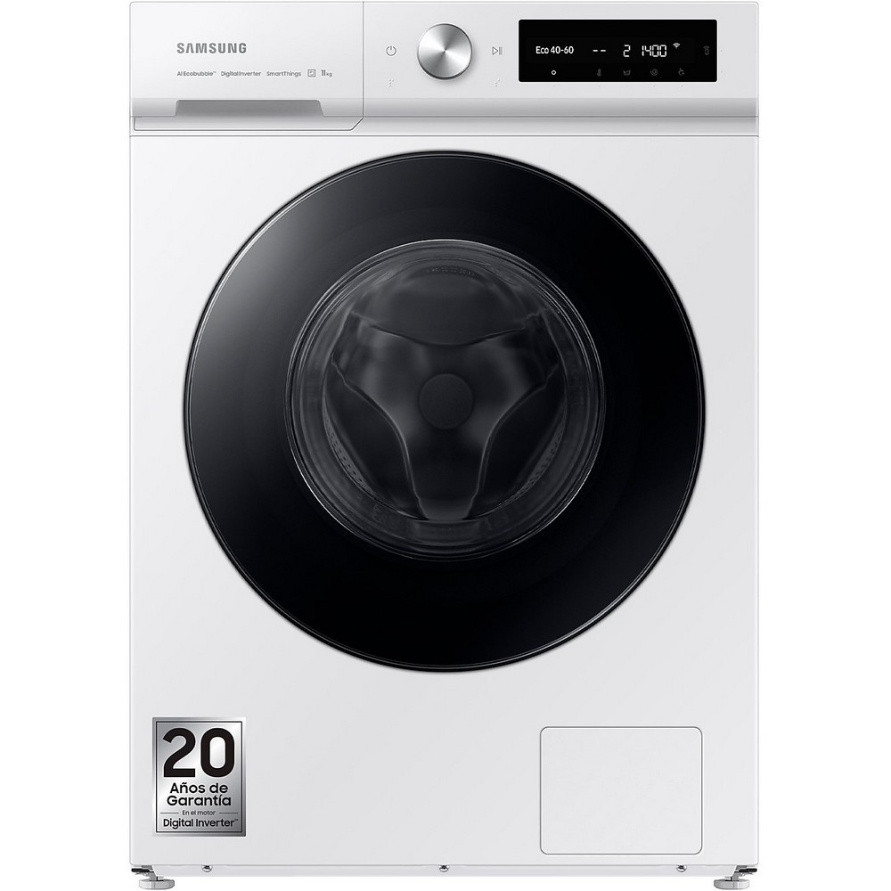 LAVADORA CARGA FRONTAL BLANCA 11 kg y 1400 rpm SAMSUNG WW11BB744DGWS3