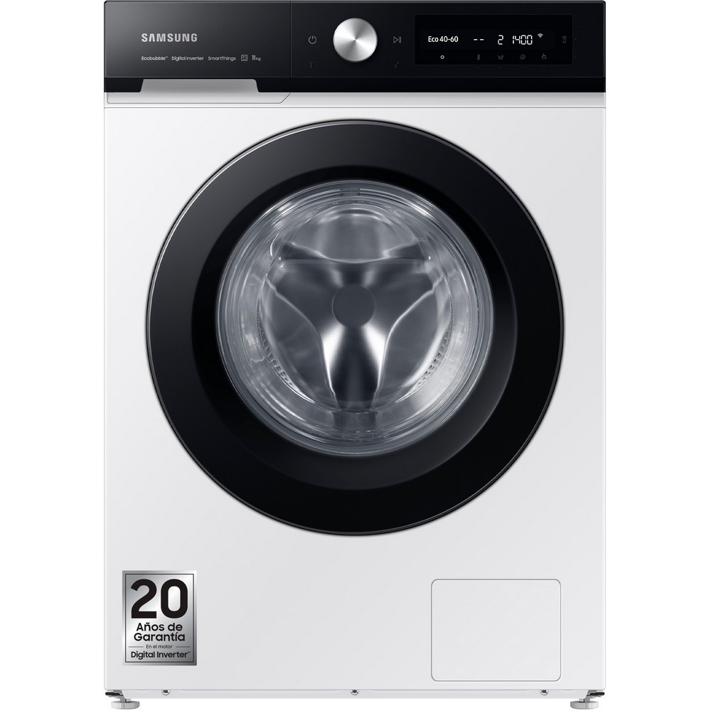 LAVADORA CARGA FRONTAL BLANCA 11 kg y 1400 rpm SAMSUNG WW11BB534DAES3