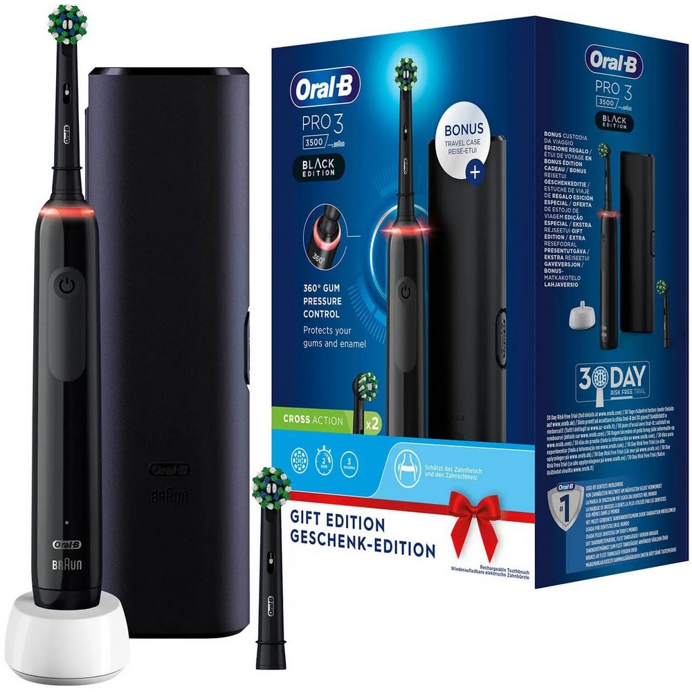 DENTAL ORAL-B PRO 3500 NEGRO+ESTUCHE