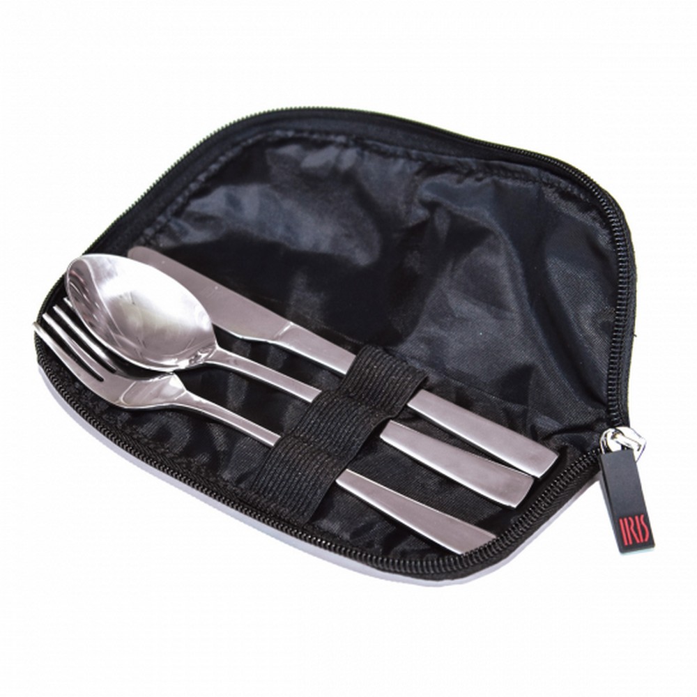 SET CUBIERTOS IRIS 8414I INOX CON FUNDA