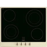 PLACA VITROCERAMICA SMEG P864PO 4F VITROCERAMICA CREMA C/M