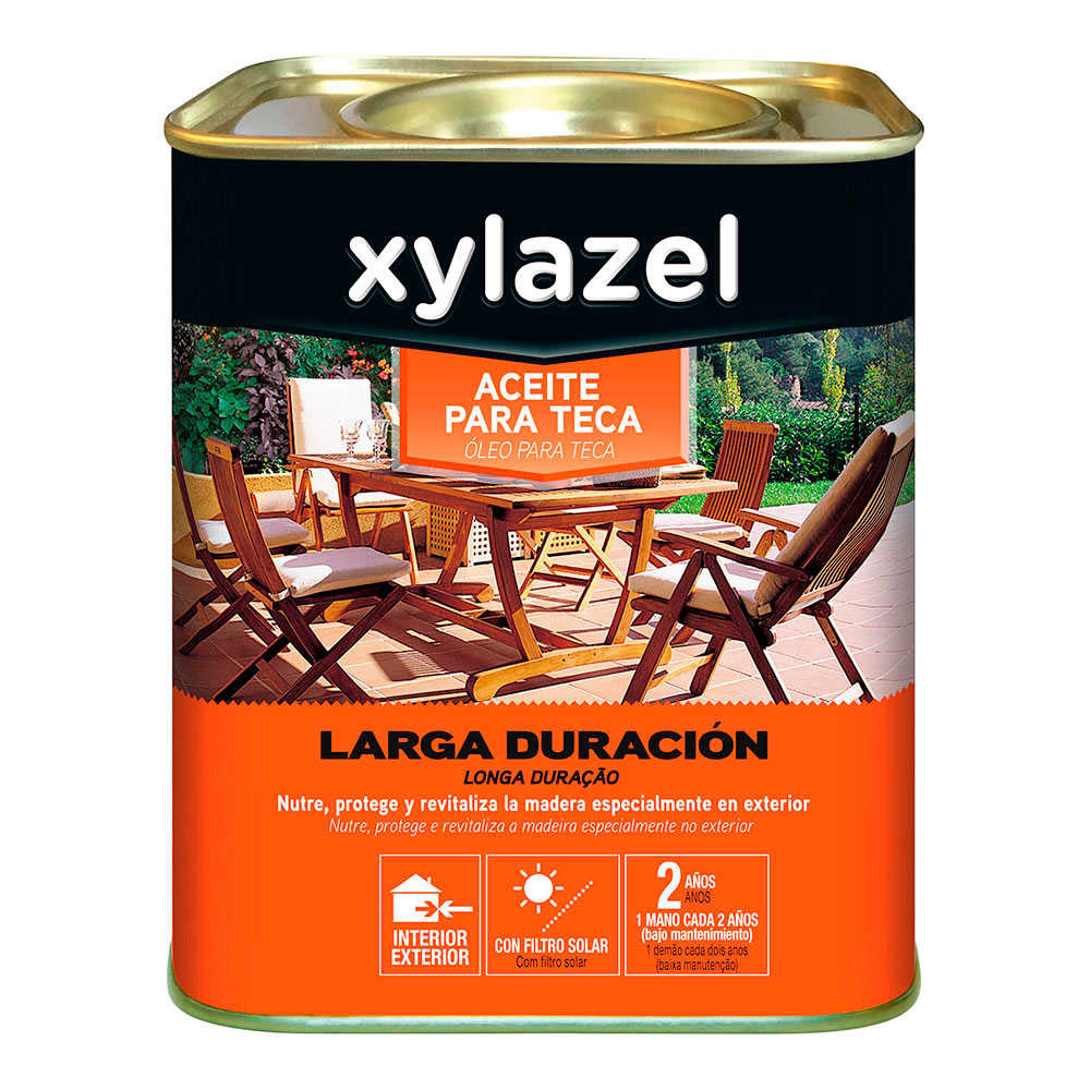 XYLAZEL ACEITE PARA TECA LARGA DURACION COLOR TECA 0.750L 5396278