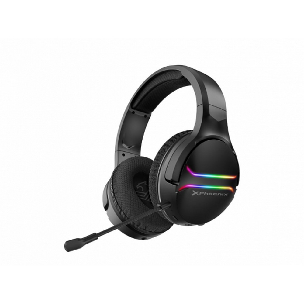 AURICULARES PHOENIX ECHO 7.1 RGB MICR GAMING NEGROS