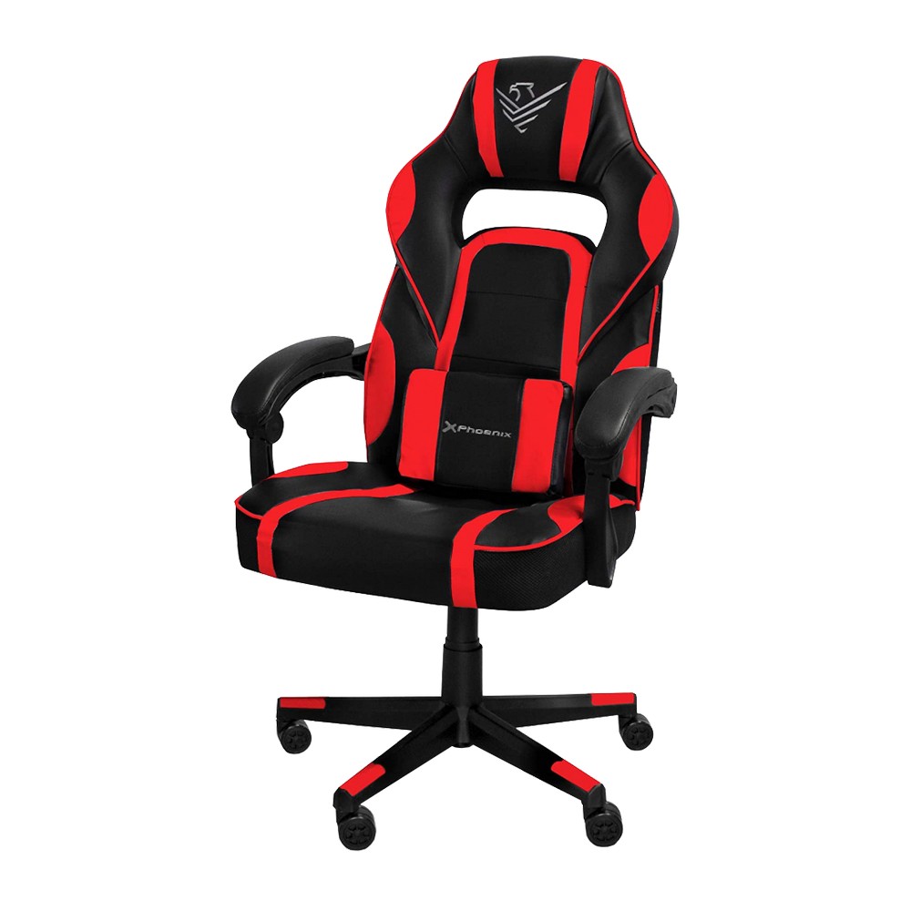 SILLA GAMING PHOENIX TROPHY CUERO PU ROJO/NEGRA