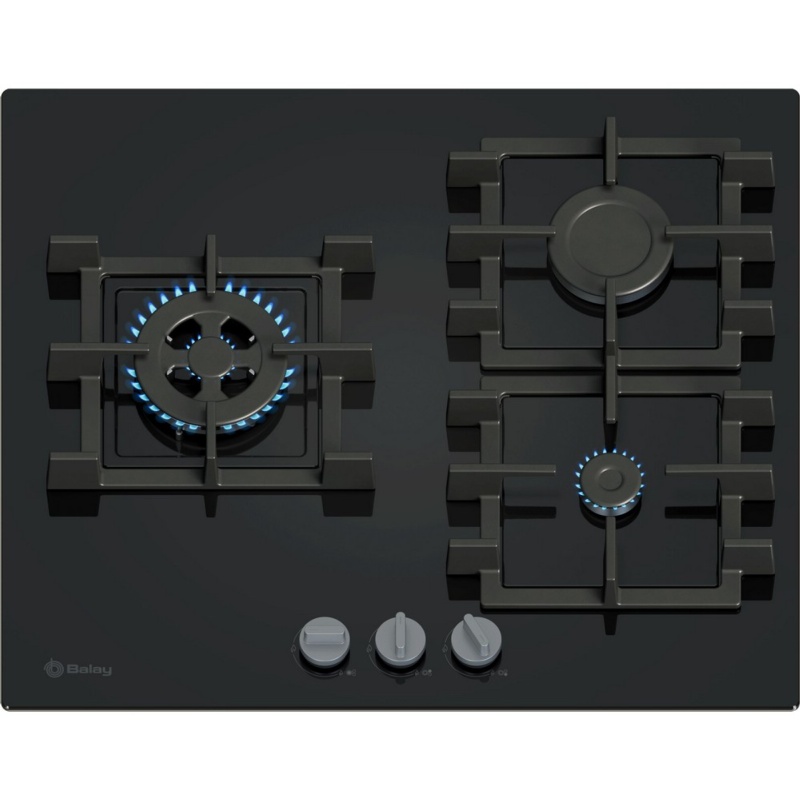 PLACA CRISTAL GAS 3 FUEGOS BALAY 3ETG563QB