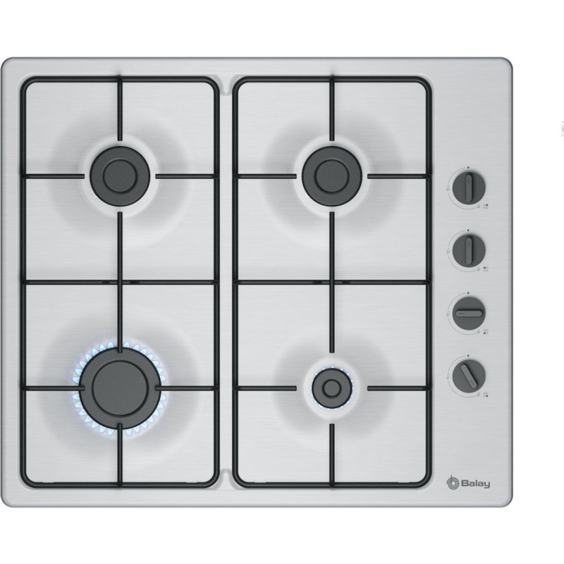 PLACA GAS 4 FUEGOS INOX BALAY 3ETX464BB