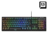 TECLADO SHARKOON SGK30 RED MECANICO RGB GAMING