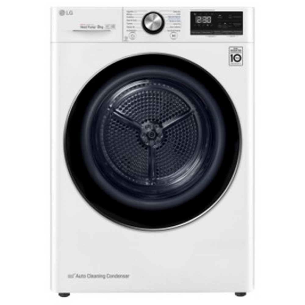 SECADORA CONDENSACION BOMBA DE CALOR 9 kilos INVERTER INOX con WIFI/ECOHIB LG RH90V5AV6N - Ítem