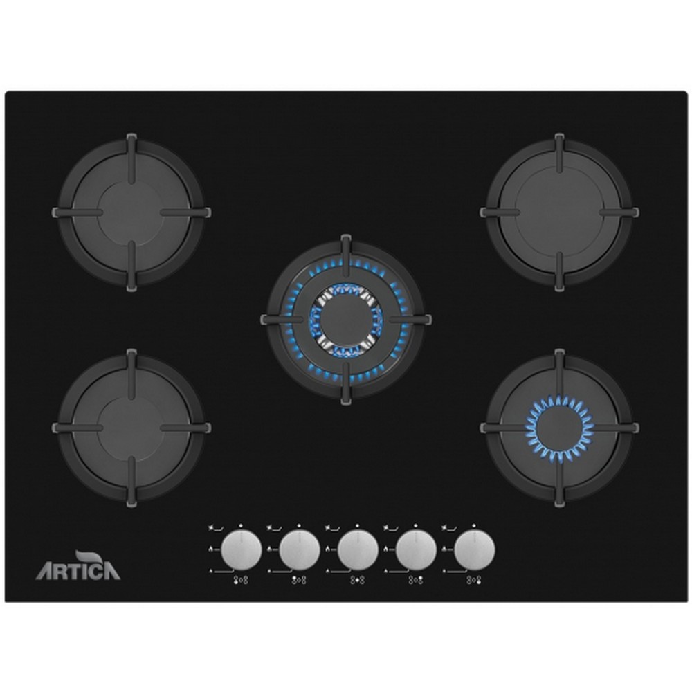 PLACA GAS 5 FUEGOS 70 CM ARTICA ACG7050