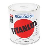 ESMALTE ECOLÓGICO AL AGUA MATE BLANCO 750ml TITANLUX 02T056634