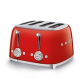 TOSTADORA SMEG TSF03RDEU 4R ROJA 2000W