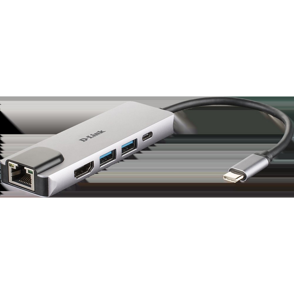 DOCK ST D-LINK DUB M520 HUB USB C HDMI/RJ45/USB3.0