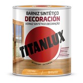 BARNIZ SINTÉTICO DECORACIÓN BRILLANTE CASTAÑO 0,250L M10100114 TITANLUX