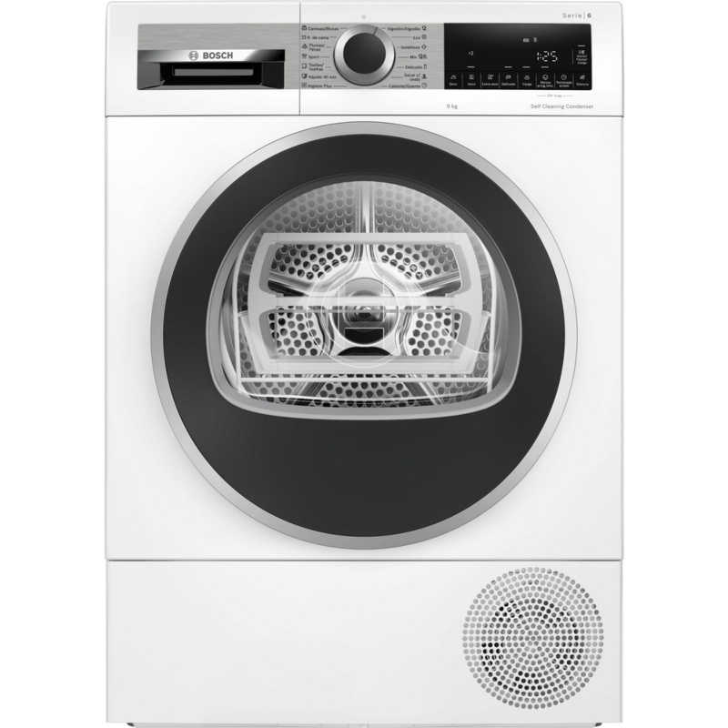 SECADORA CONDENSACION CON BOMBA DE CALOR 9 kg BOSCH WQG245D1ES