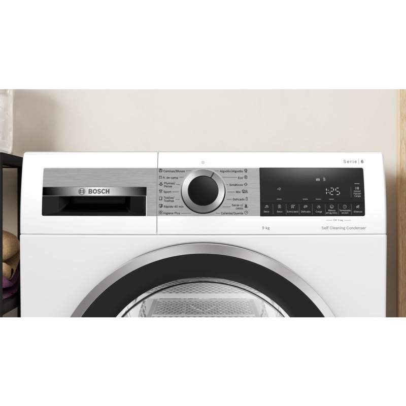 SECADORA CONDENSACION CON BOMBA DE CALOR 9 kg BOSCH WQG245D1ES 1