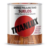 BARNIZ POLIURETANO SUELOS SATINADO INCOLORO 0,750L TITANLUX M17100034