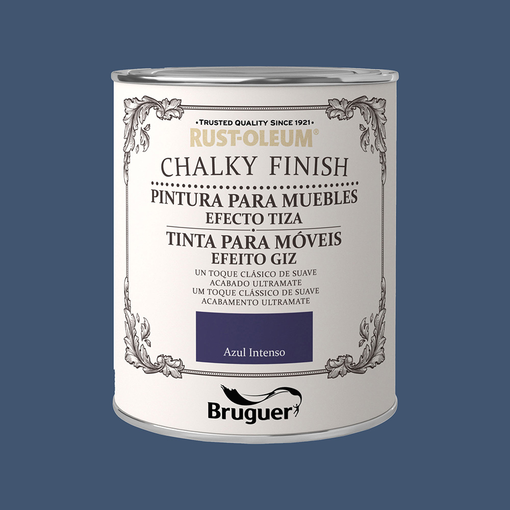 RUST-OLEUM CHALKY FINISH MUEBLES AZUL INTENSO 0,750l 5397551 BRUGUER