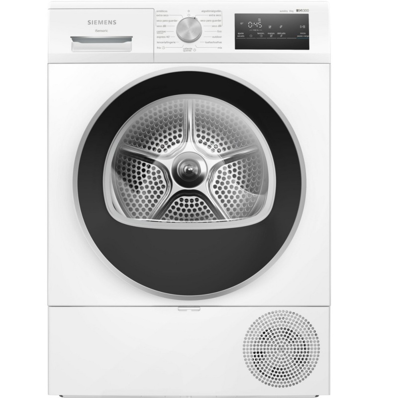 SECADORA CONDENSACION CON BOMBA DE CALOR 8 kg SIEMENS WT45HV00ES - Ítem
