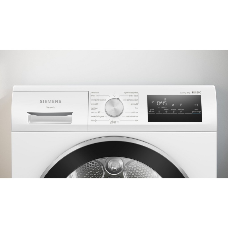SECADORA CONDENSACION CON BOMBA DE CALOR 8 kg SIEMENS WT45HV00ES - Ítem2