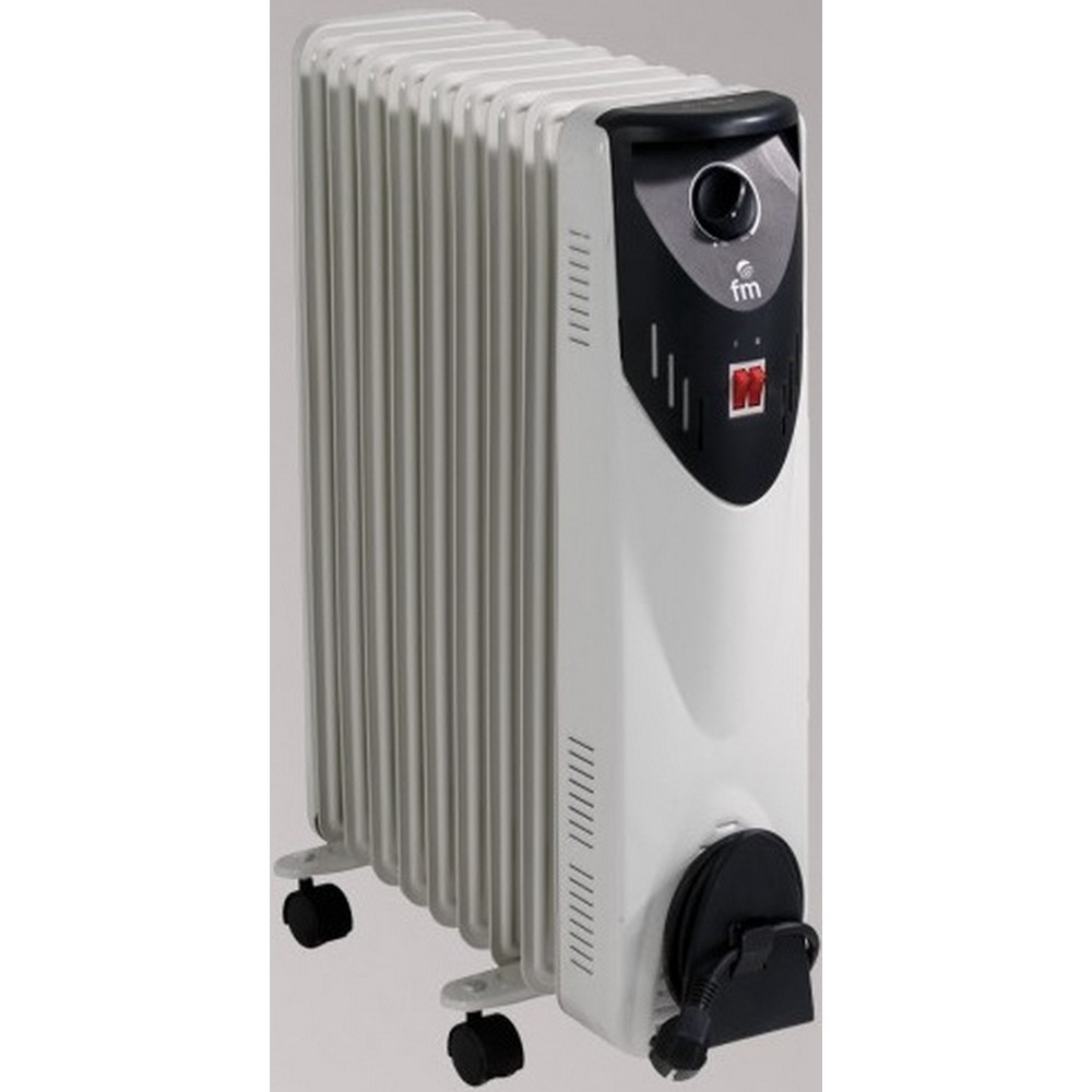 RADIADOR ACEITE FM BR20 9 ELEMENTOS, 800/1200/2000W. TEMP. R