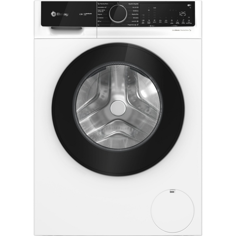 LAVADORA CARGA FRONTAL CON AUTODOSIFICADOR 9 kg y 1400 rpm BALAY 3TS3104BH