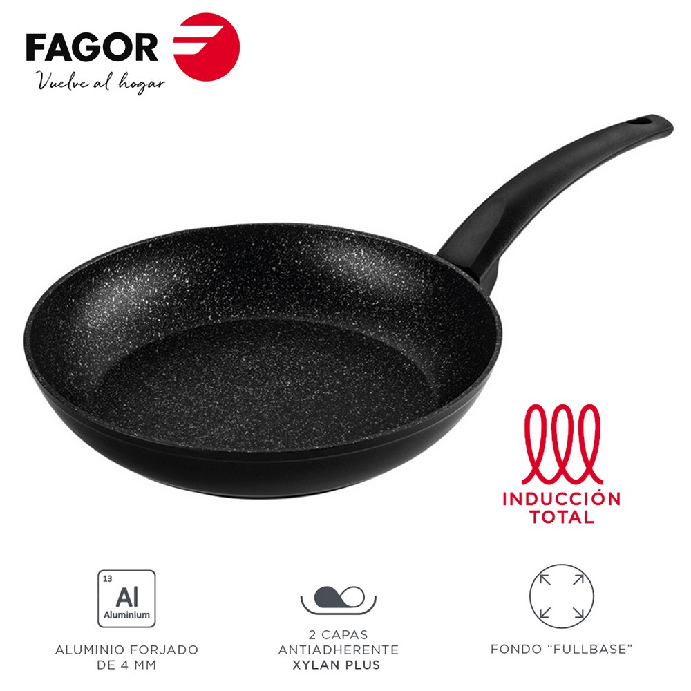 SARTEN FAGOR VIVANT 18 NEGRA