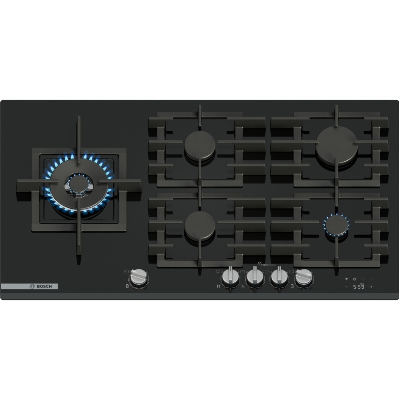 PLACA CRISTAL GAS 5 FUEGOS 90 cm BOSCH PRS9A6H40