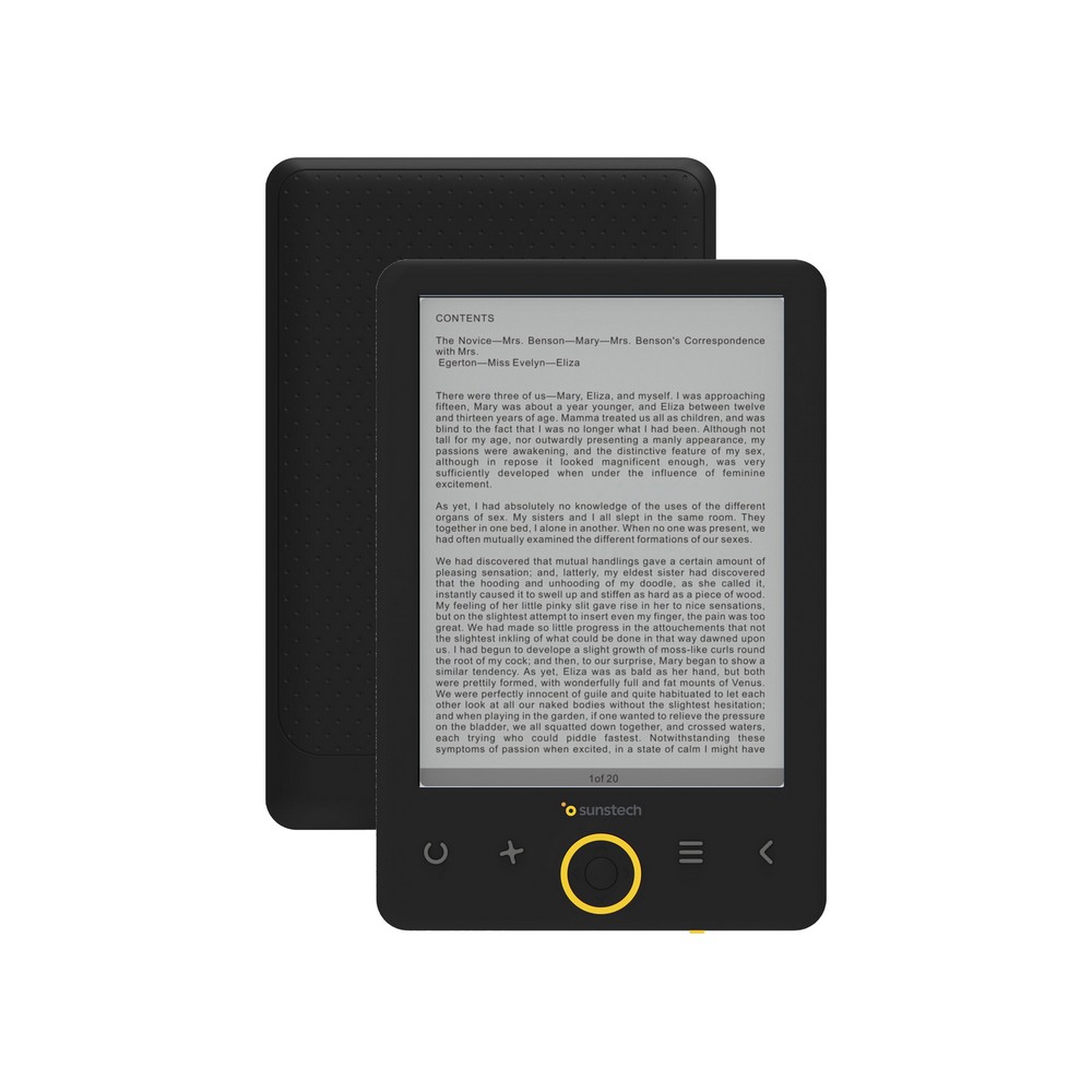 LIBRO ELECTRONICO SUNSTECH EBI8BK NEGRO, PANTALLA TFT 6, ME