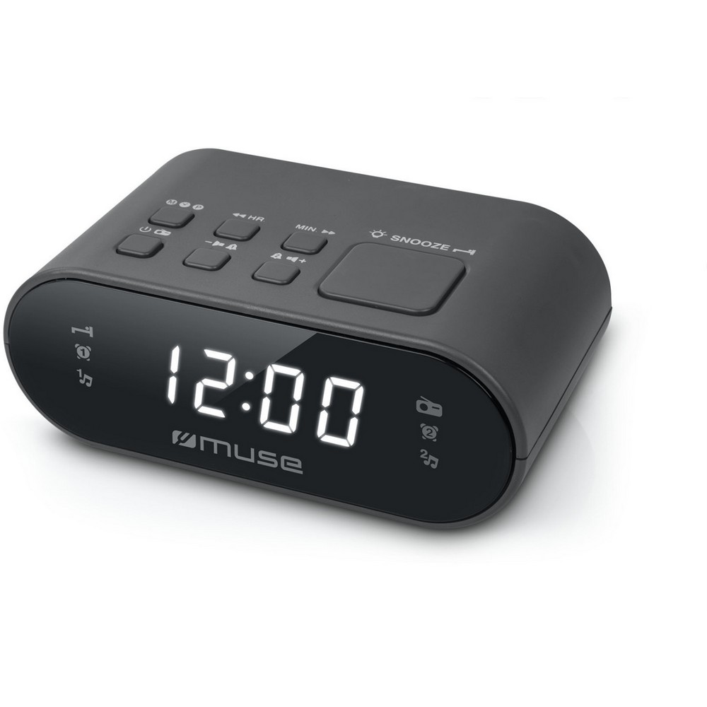 RADIO RELOJ MUSE M-10 CR NEGRO FM
