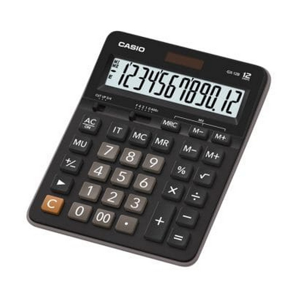 CALCULADORA CASIO GX-12B NEGRA