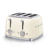 TOSTADOR BLANCO SMEG TSF03CREU 4 rebanadas