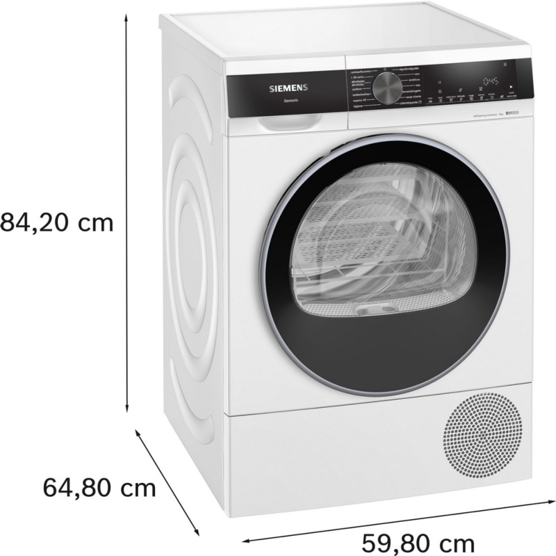 SECADORA CONDENSACION CON BOMBA DE CALOR 9 kg SIEMENS WQ45G2D1ES - Ítem1