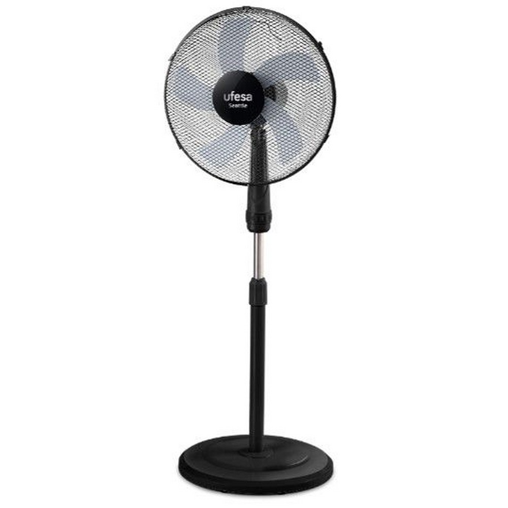 VENTILADOR PIE UFESA SEATTLE 40CM 50W NGRO