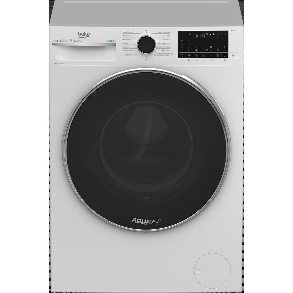 LAVADORA CARGA FRONTAL BLANCA 10 kg 1400 rpm BEKO B5WFT510418WD