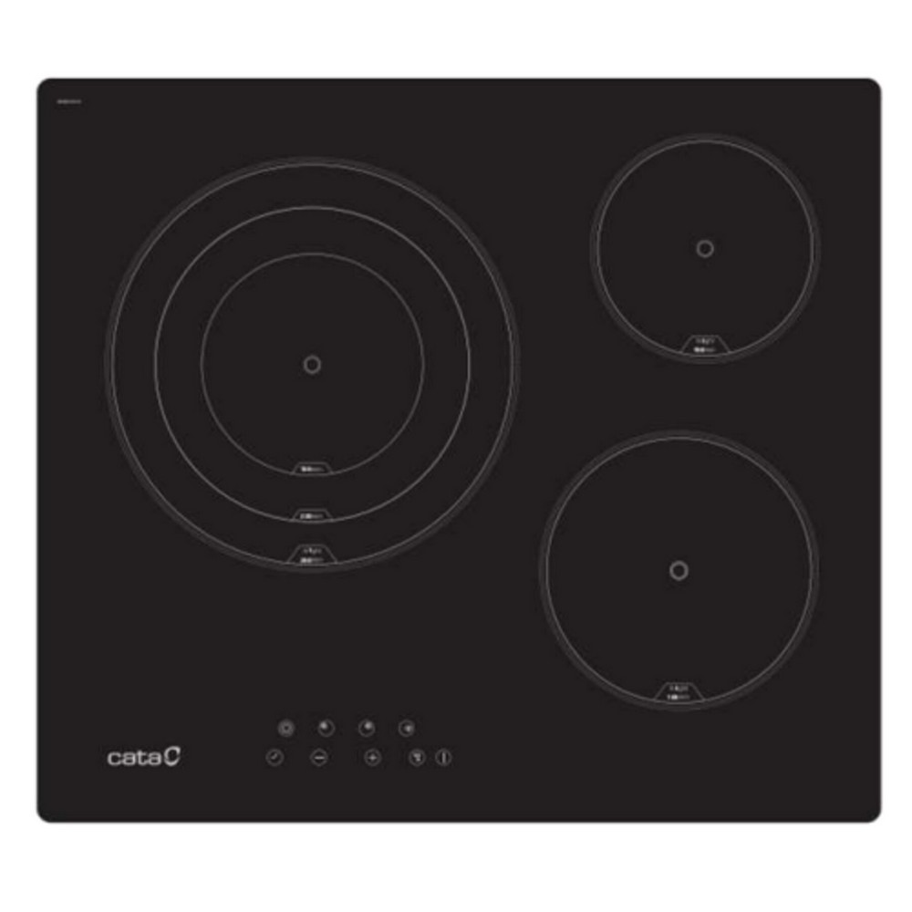 PLACA VITROCERAMICA 3 FUEGOS CATA TT6003