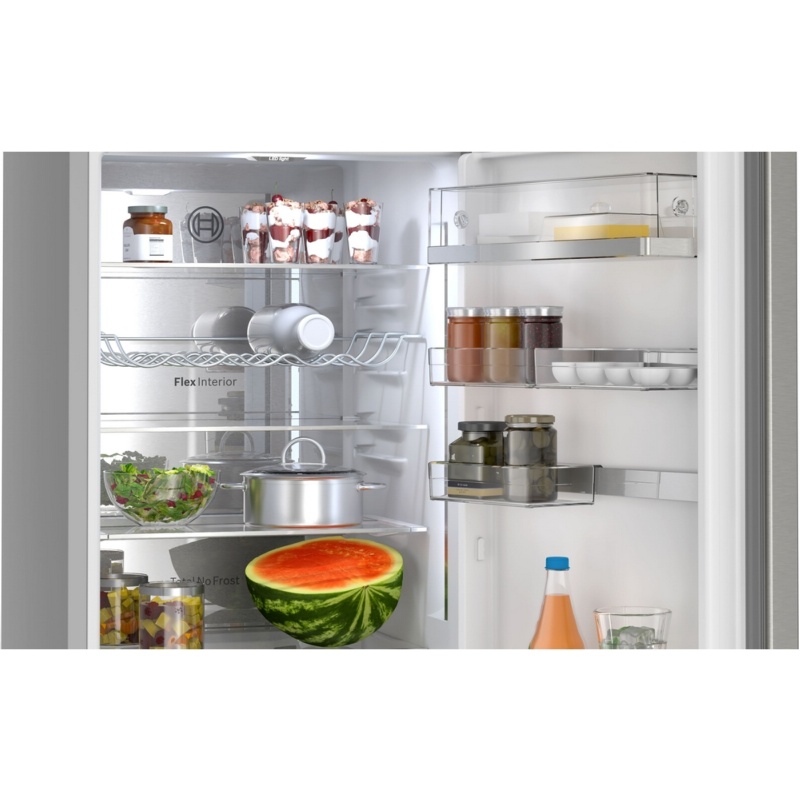 FRIGORIFICO COMBI NO FROST INOX BOSCH KGN39AIAU 4
