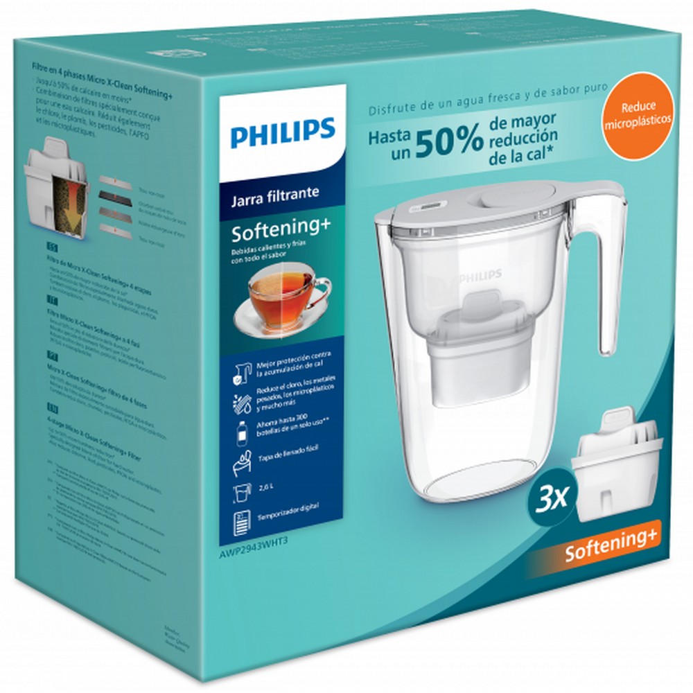 JARRA PHILIPS AWP2943WHT3 CAL+ + 3 CARTUCHOS - Ítem