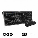 TECLADO+RATON SUBBLIM MULTIDISPOSITIVO COMPACTO