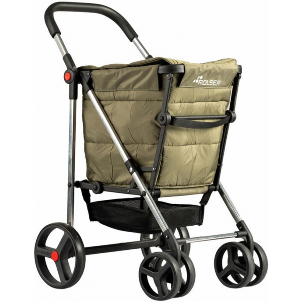 CARRO DE COMPRA ROLSER BAS001 BASKET POLAR 4B KAKI - Ítem