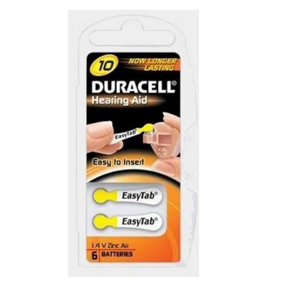 PILA DURACELL AUDIFONO DA10 1 BLISTER