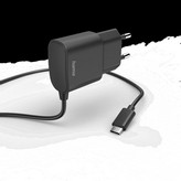 CARGADOR HAMA 00201618 220V 12W USB-C NEGRO